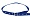 Ошейник для КРС, усиленный, ременная пряжка, синий, 120х4 см, БЕЛАРУСЬ